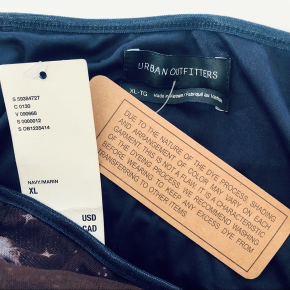 Urban Outfitters Tegan Mesh Bodycon Dress in Galaxy, XL NWT - Picture 5 of 7